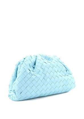 Bottega Veneta Pre-Owned The Pouch Intrecciato Nappa Teen crossbody bag - Blue