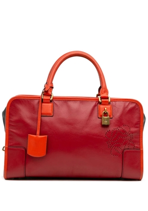 Loewe Pre-Owned 2013 Tricolor Leather Amazona 36 handbag - Red