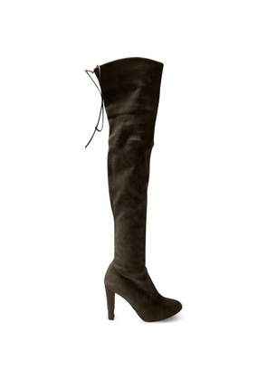Stuart Weitzman over-the-knee suede boots - Brown