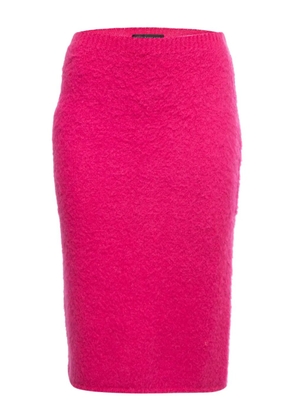 Versace Pre-Owned mohair-blend skirt - Pink