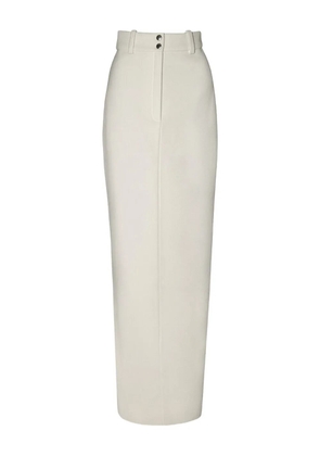 Vestiaire d'un Oiseau Libre button-up maxi pencil skirt - White