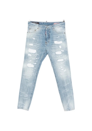 DSQUARED2 Teddy distressed jeans - Blue