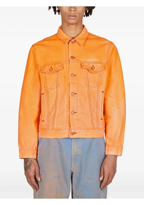 NOTSONORMAL distressed denim jacket - Orange