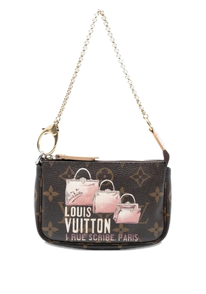 Louis Vuitton Pre-Owned 2010 Monogram Affiche Mini Pochette Accessoires handbag - Brown