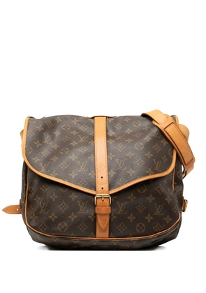 Louis Vuitton Pre-Owned 2001 Monogram Saumur 35 crossbody bag - Brown