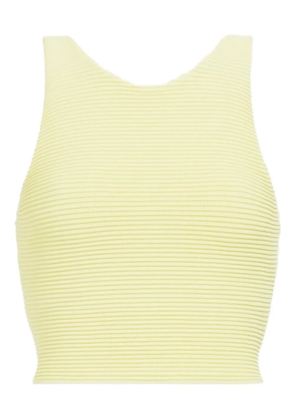 Aje Agave ribbed top - Yellow