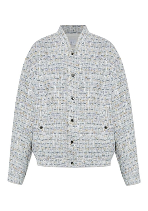 IRO Noemy tweed buttoned jacket - Silver