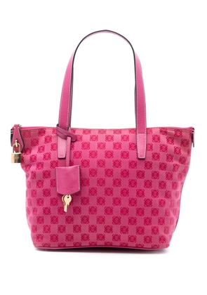 Loewe Pre-Owned 2010 Anagram Canvas tote bag - Pink