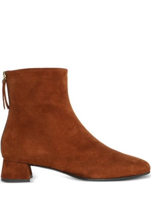 Roberto Festa Mavi suede zip boots - Brown