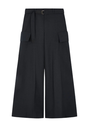 sacai belted mcargo pockets - Blue