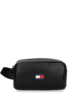 Tommy Jeans logo wash bag - Black
