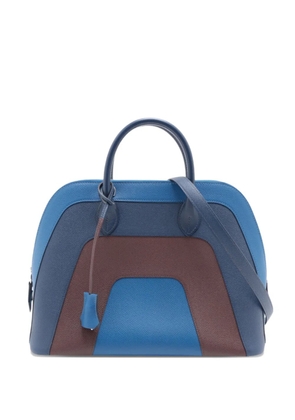 Hermès Pre-Owned 2021 Epsom Rainbow Bolide 1923 30 satchel - Blue