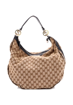 Gucci Pre-Owned Twins GG Canvas Large hobo bag - Brown