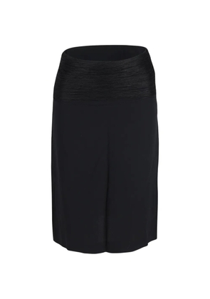 Jil Sander Pre-Owned ruched-waist skirt - Black