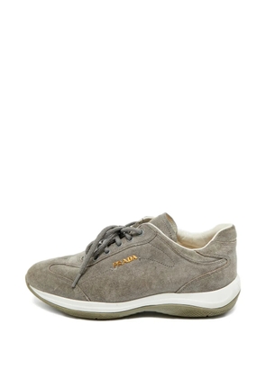 Prada Pre-Owned Sport suede sneakers - Grey