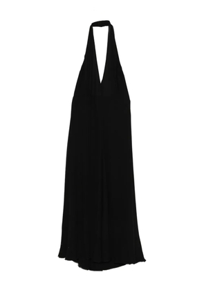 Safiyaa halterneck sleeveless day dress - Black