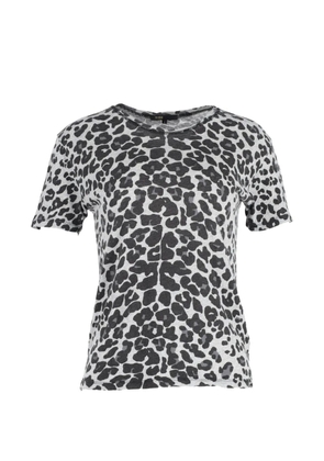 Maje animal-print T-shirt - Grey