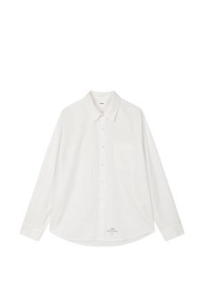 TOMBOY single-pocket cotton shirt - White