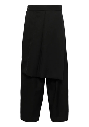 SONGZIO wide-leg wool trousers - Black