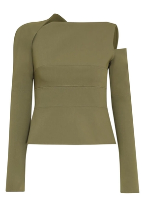 Gloria Coelho asymmetric top - Green