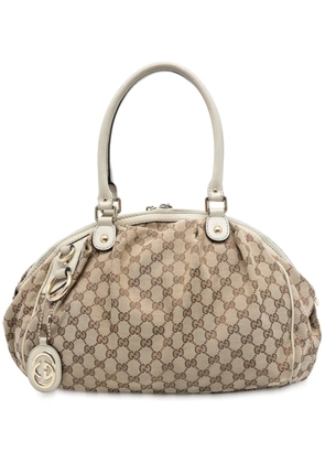 Gucci Pre-Owned 2016-2025 GG Canvas Sukey satchel - Brown