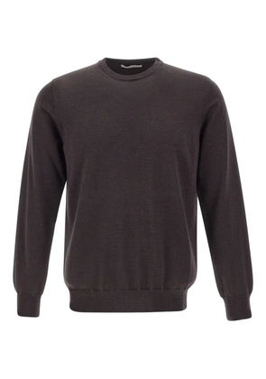 Kangra crew-neck ribbed sweater - Brown