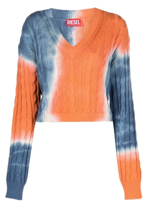 Diesel M-Janel tie-dye jumper - Orange