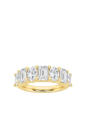 Tilla 14K yellow gold lab-grown diamond half eternity ring
