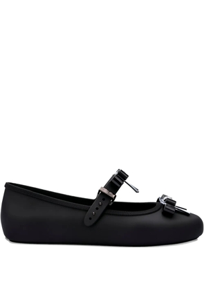 Melissa bow-embellished ballerinas - Black