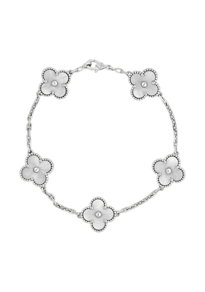 Van Cleef & Arpels Pre-Owned 18K white gold Alhambra bracelet - Silver