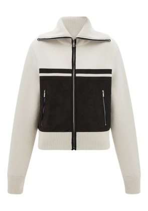 Ferragamo zip-fastening high-collar jacket - Neutrals