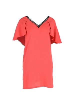 Maje flutter-sleeve V-neck dress - Pink