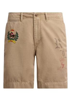 Polo Ralph Lauren embroidery shorts - Neutrals