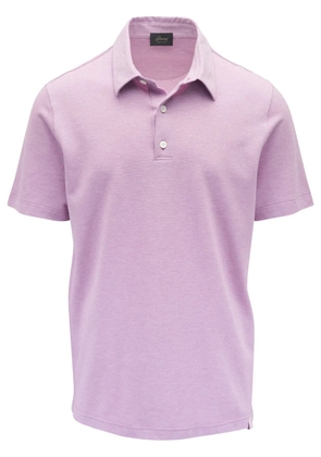 Brioni cotton polo shirt - Pink