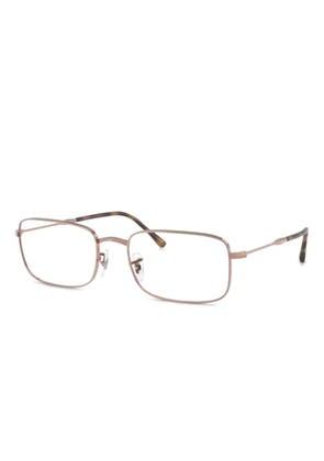 Ray-Ban rectangle-frame glasses - Gold