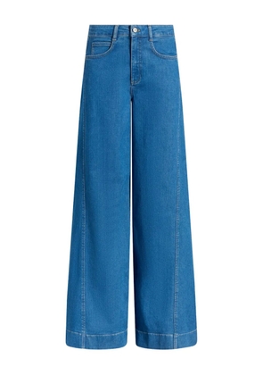 Cinq A Sept Carol wide-leg trousers - Blue