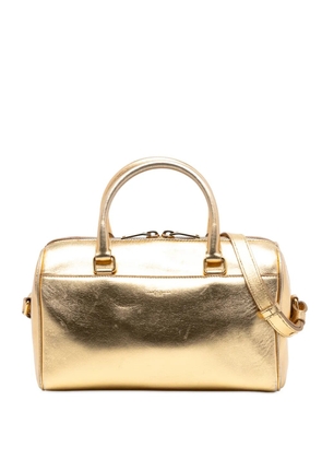 Saint Laurent Pre-Owned 2013-2025 Baby Metallic Leather Classic Duffle satchel - Gold