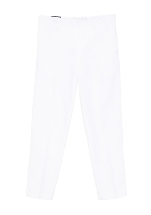 PT Torino straight-leg cotton-blend trousers - White