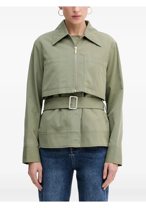 Sisley belted jacket - Green
