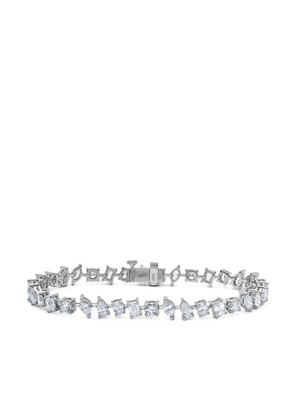 Jewels Aficionado 18K white gold Nova diamond bracelet - Silver