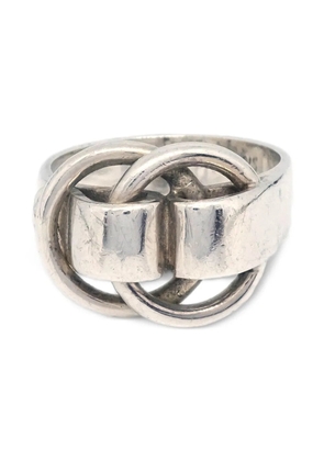 Hermès Pre-Owned 1990-2000s knot ring - Silver