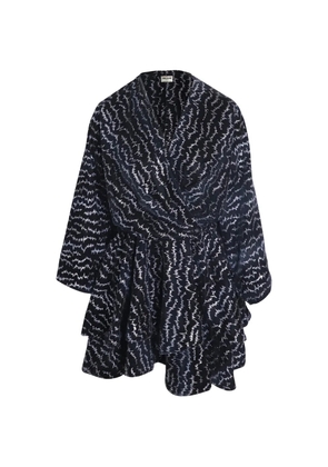 Zadig&Voltaire 2018-2019 ruffled velour mini dress - Black