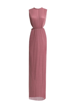 Gemy Maalouf plissé-effect gown - Pink