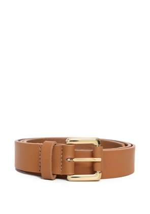 Studio Chofakian Strata leather belt - Brown