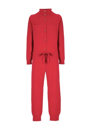 Laneus knitted jumpsuit - Red