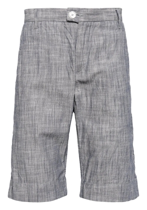 Private Stock The Duke pinstripe-pattern shorts - Blue