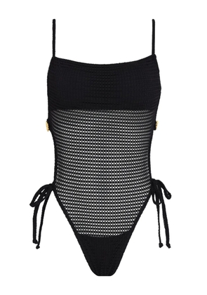 Amir Slama x Jade Picon openwork swimsuit - Black