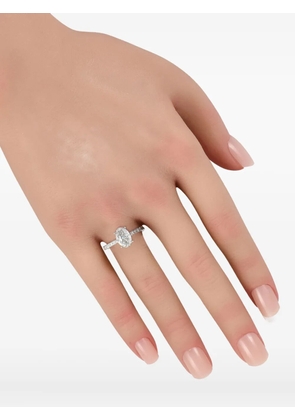 LB Exclusive 14K white gold diamond ring - Silver