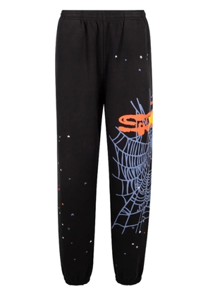 SP5DER Heavy Web track pants - Black
