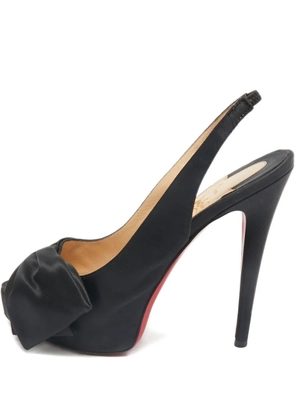 Christian Louboutin Pre-Owned bow-detail pumps - Black